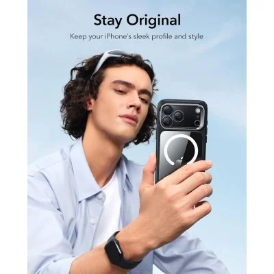 Esr Iphone 17 Pro Max Case With Storage Dock And Camera Control Button - Clear Black